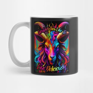 Live Deliciously - Graffiti 1 Mug